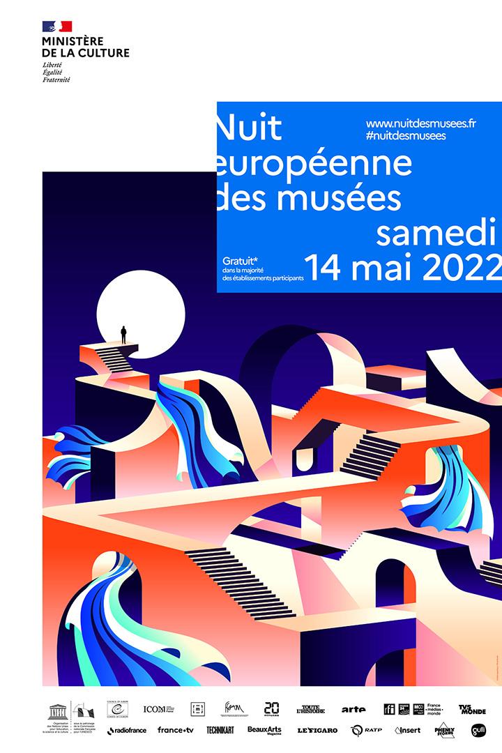 affiche nuit des musées 2022